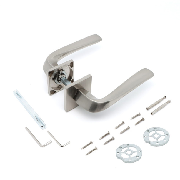 Ручки дверные NEODECO Cloud EN никель от магазина ЛесКонПром.ру