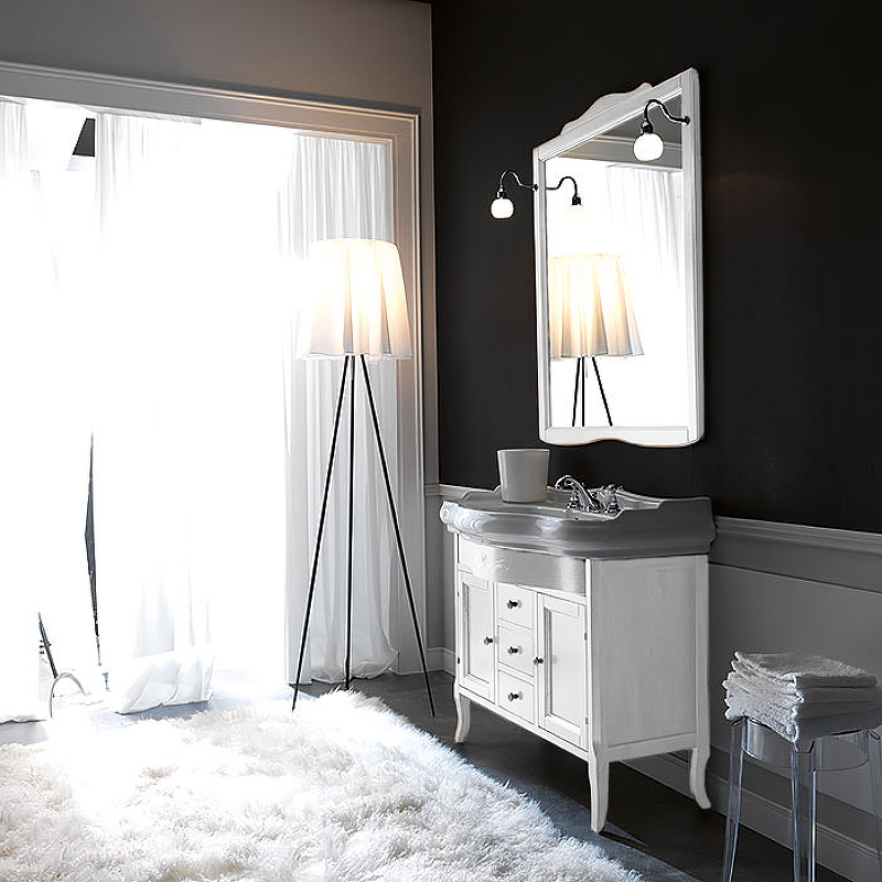 Раковина Kerasan Retro 100 105001*3 Белая от магазина ЛесКонПром.ру