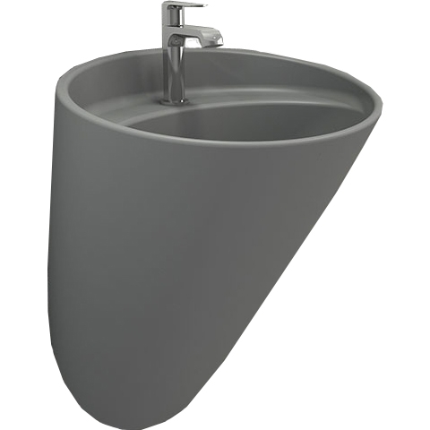 Раковина Bocchi Venezia 55 1083 Серая матовая от магазина ЛесКонПром.ру