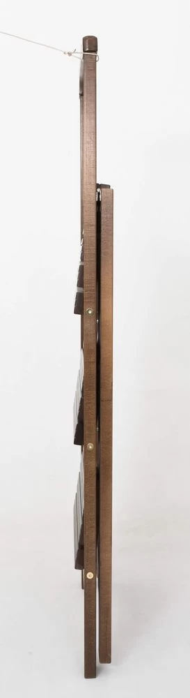 Стремянка деревянная с широкими ступенями Hoz-Block Микки 4 ступени Венге (арт. СДМ-4В) от магазина ЛесКонПром.ру