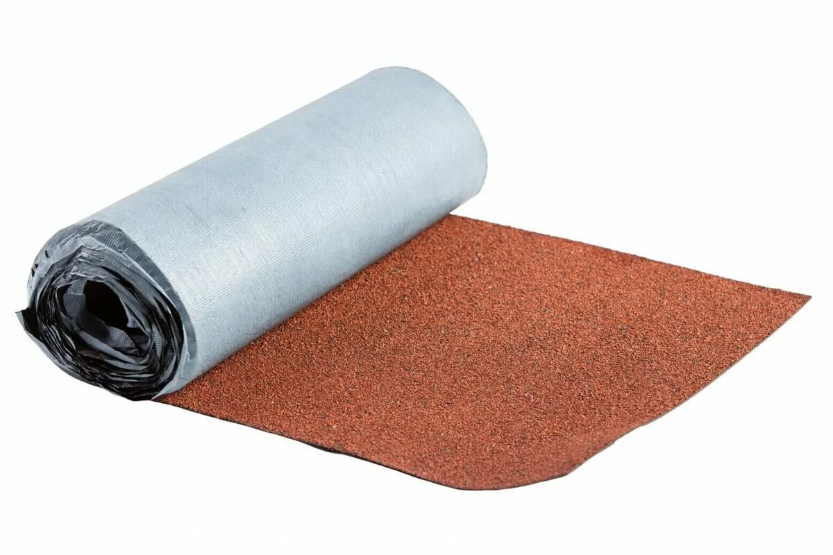 Черепица рулонная ТЕХНОНИКОЛЬ МИНИ красная от магазина ЛесКонПром.ру