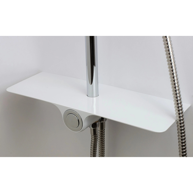 Душевая система ESKO ST1010shelf Хром Белый от магазина ЛесКонПром.ру