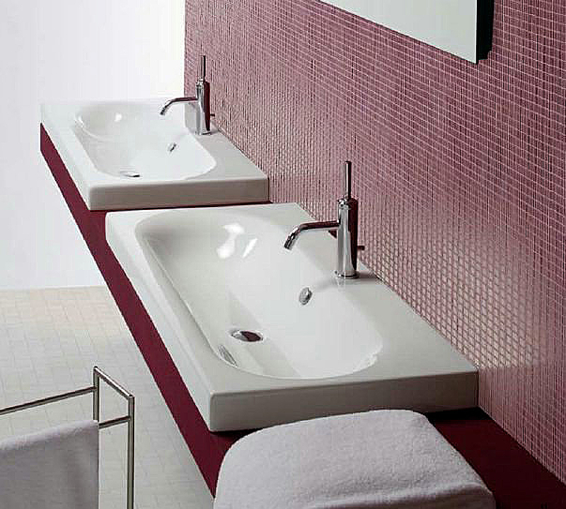 Раковина Hatria Daytime 110 Y0YR01 Белая от магазина ЛесКонПром.ру