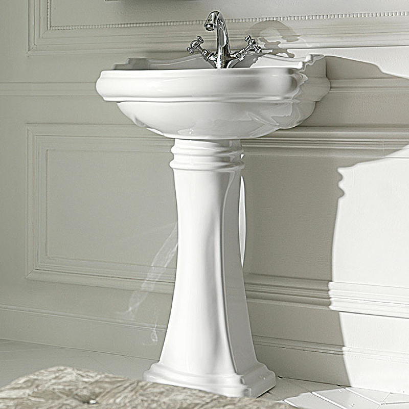 Раковина Kerasan Retro 55 104501*1 Белая от магазина ЛесКонПром.ру