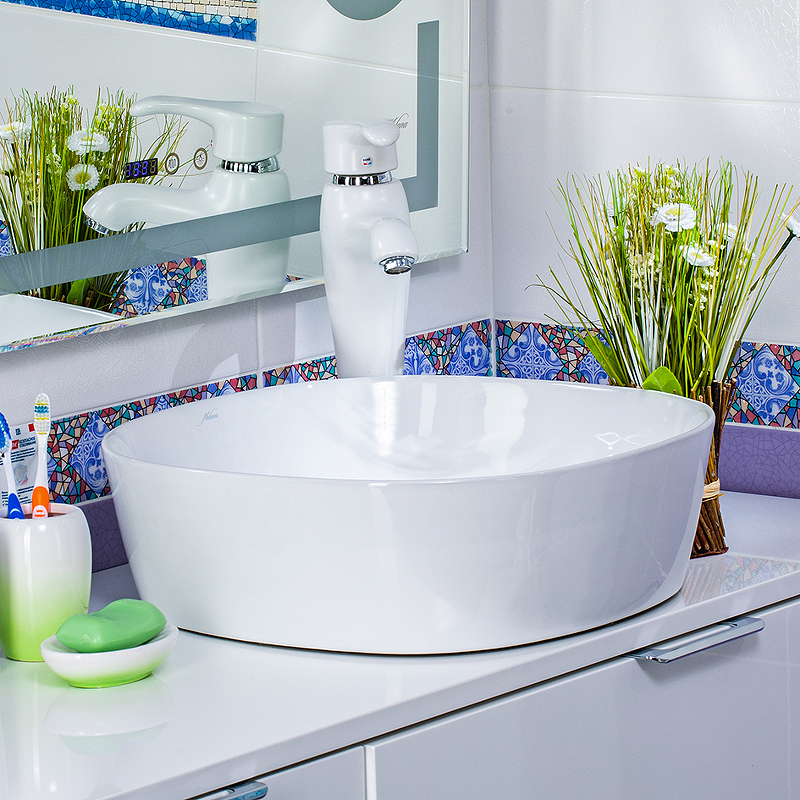 Раковина-чаша Melana 44 MLN-78107 Белая от магазина ЛесКонПром.ру