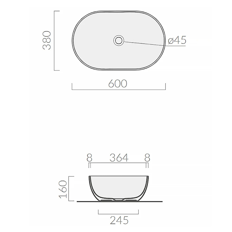 Раковина-чаша Galassia Dream 60 7308SA Саббия от магазина ЛесКонПром.ру