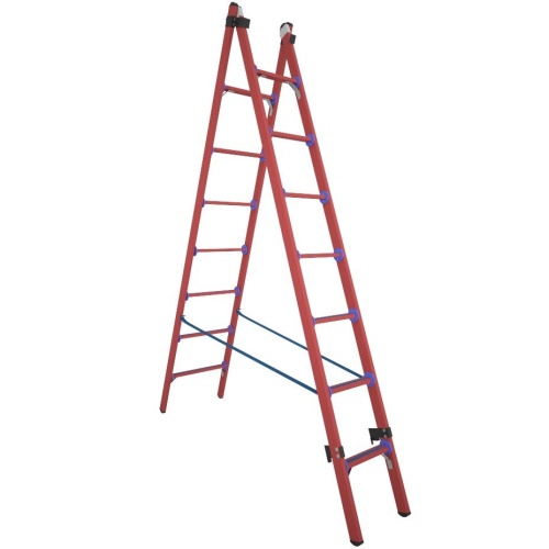 Лестница-стремянка ДИЭЛЕКТРИК универсальная диэлектрическая ССД-У 2Х7 от магазина ЛесКонПром.ру