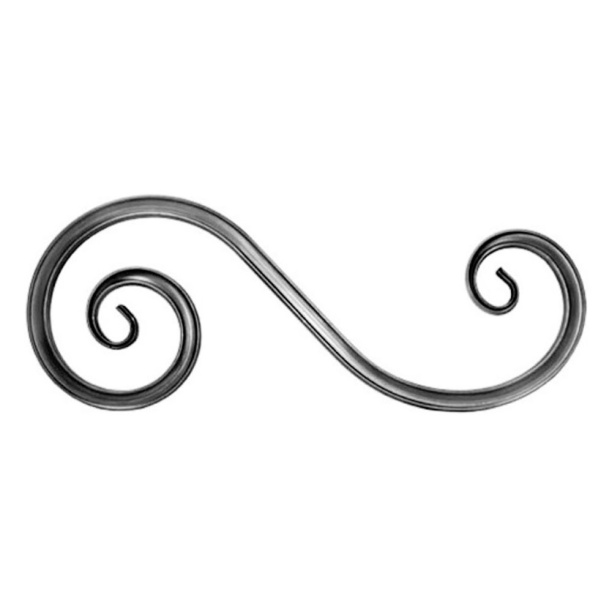 Завиток S 395х155 мм 15х15 мм от магазина ЛесКонПром.ру