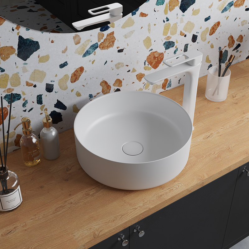 Раковина-чаша Iddis Ray 35.5 RAYWS03i27 Белая глянцевая от магазина ЛесКонПром.ру