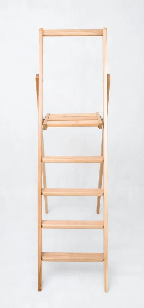 Стремянка деревянная Hoz-Block Батя 5 ступени Светлая (арт. СДБ-5С) от магазина ЛесКонПром.ру