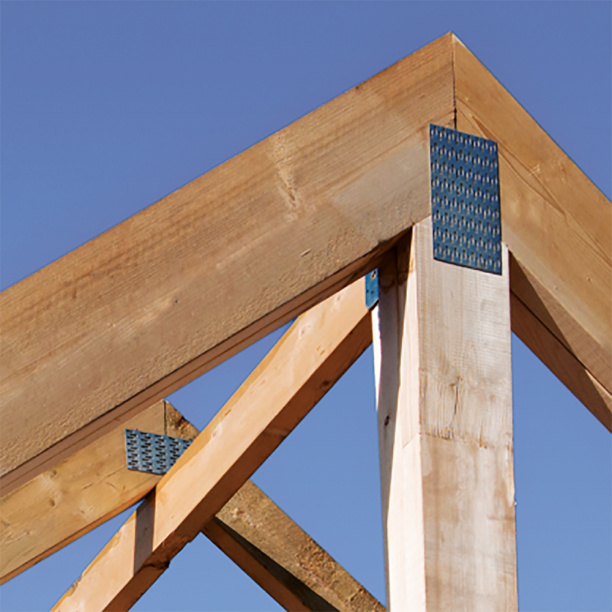 Гвоздевая пластина 77х126 мм 1 мм от магазина ЛесКонПром.ру