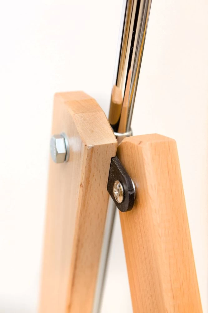 Стремянка деревянная Hoz-Block Серж 5 ступеней Белая (арт. СДР-5Б) от магазина ЛесКонПром.ру