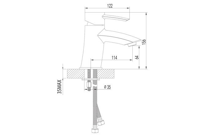 Смеситель LEMARK Atlantiss 80440910 от магазина ЛесКонПром.ру