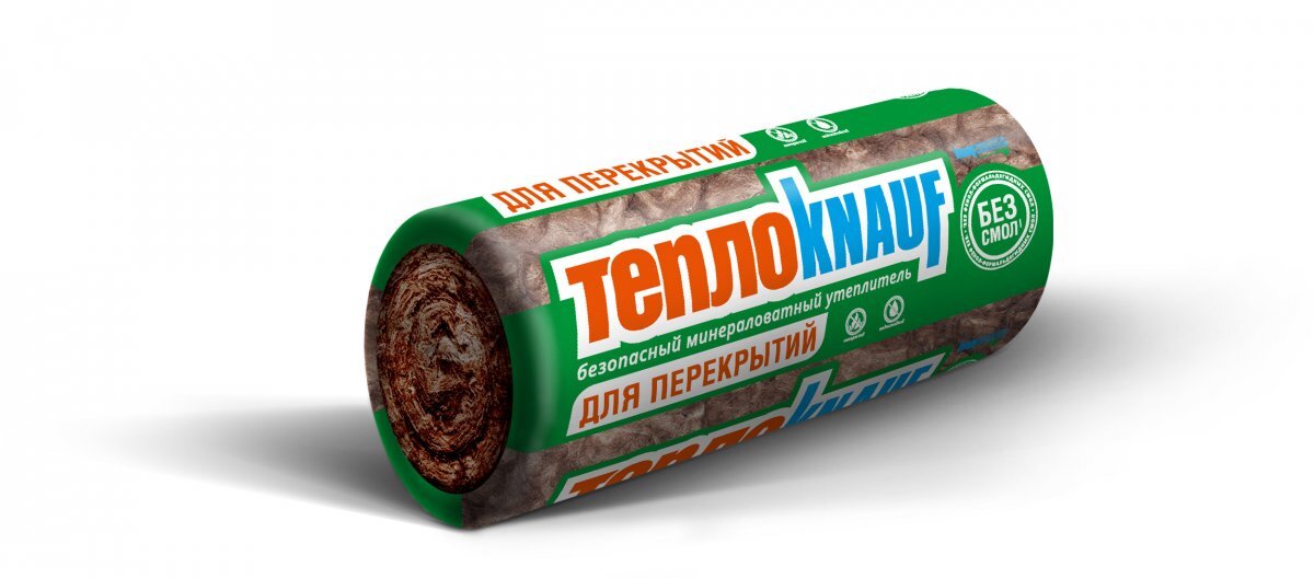 Мат минераловатный ТеплоKNAUF Для Перекрытий TR 040 7380х1220х100 мм, от магазина ЛесКонПром.ру