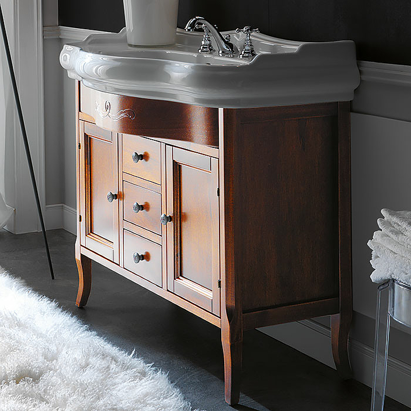 Раковина Kerasan Retro 100 105001*3 Белая от магазина ЛесКонПром.ру