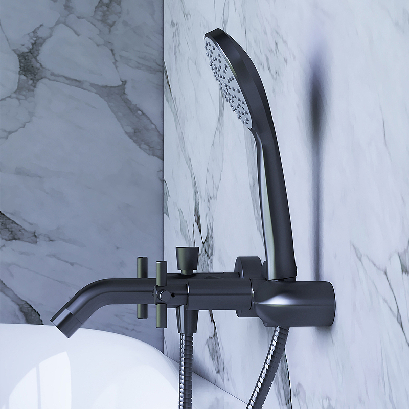 Душевой гарнитур Damixa Eclipse 914510000 Графит от магазина ЛесКонПром.ру