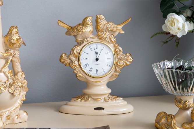 Часы настольные BOGACHO Нежность 18 см 80500763 от магазина ЛесКонПром.ру