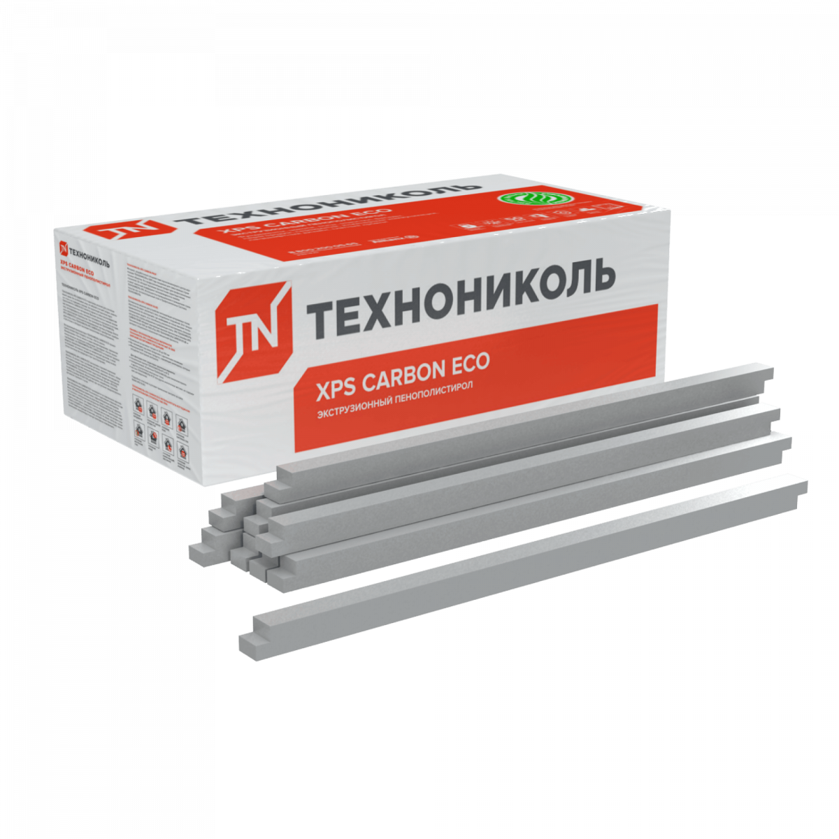 Брусок из экструдированного пенополистирола (XPS) ТЕХНОНИКОЛЬ Carbon Eco 1180х50х50 мм, L-кромка, 96 шт от магазина ЛесКонПром.ру