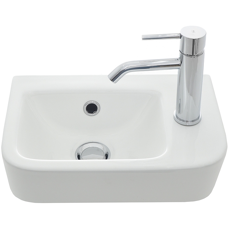 Раковина AQUAme 38 R AQM5006R Белая глянцевая от магазина ЛесКонПром.ру