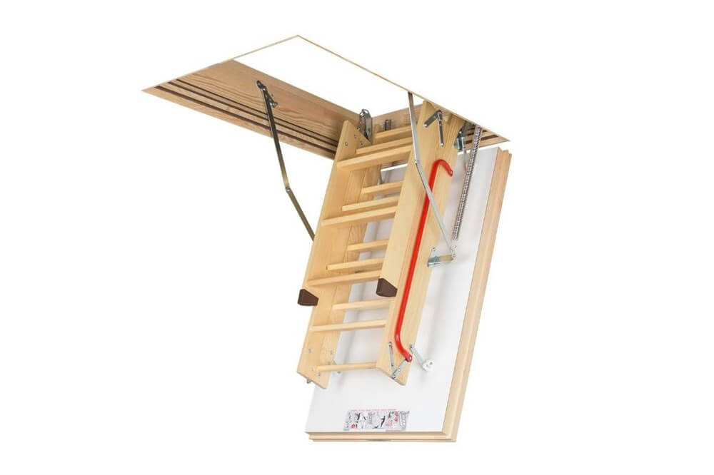 Лестница чердачная FAKRO Komfort LWK-330 60х120 от магазина ЛесКонПром.ру