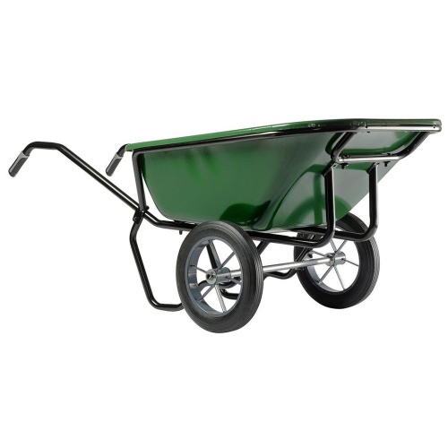 Тачка двухколесная Haemmerlin CARGO TWIN 230 MP GRR Окраш. кузов, пневма колеса (1095 MG) 301614101 от магазина ЛесКонПром.ру