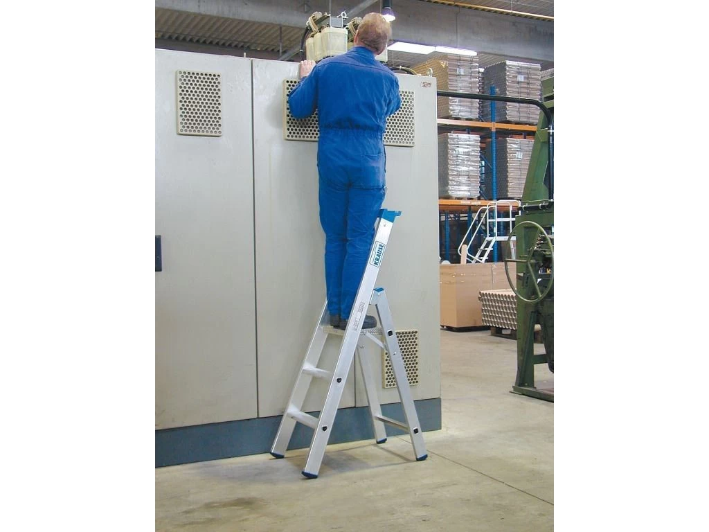 Стремянка алюминиевая Krause Stabilo 7 ступеней (арт. 124548) от магазина ЛесКонПром.ру