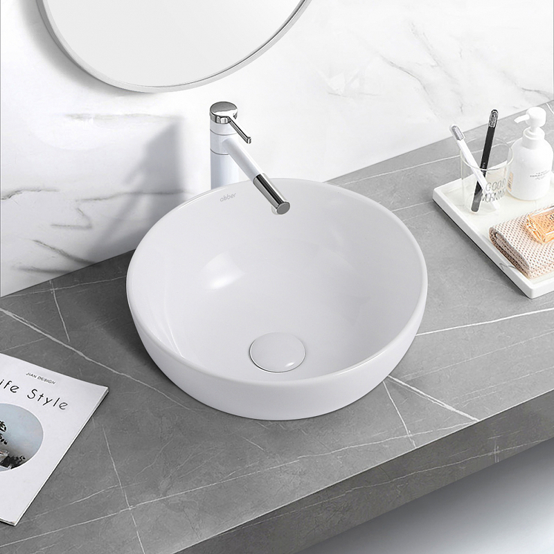 Раковина-чаша Abber Bequem 36 AC2105 Белая от магазина ЛесКонПром.ру