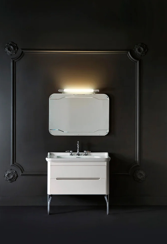 Раковина Kerasan Waldorf 100 4142K1bi/cr*3 Белая от магазина ЛесКонПром.ру