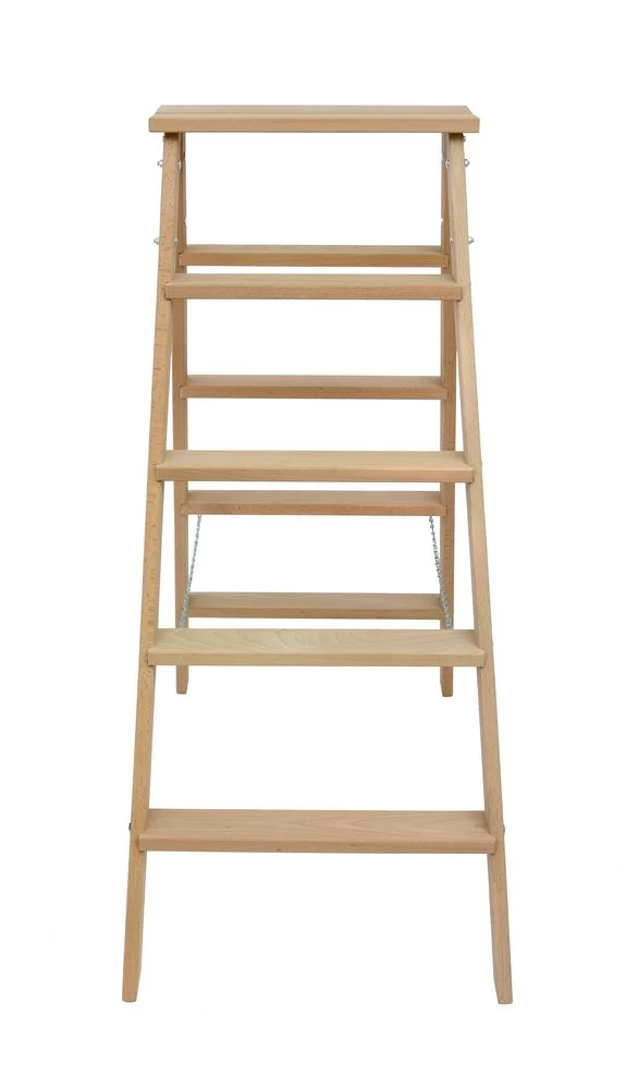 Стремянка двухсторонняя деревянная со ступенями Hoz-Block Штукатур 2x5 ступеней (арт. СДДШ-5) от магазина ЛесКонПром.ру