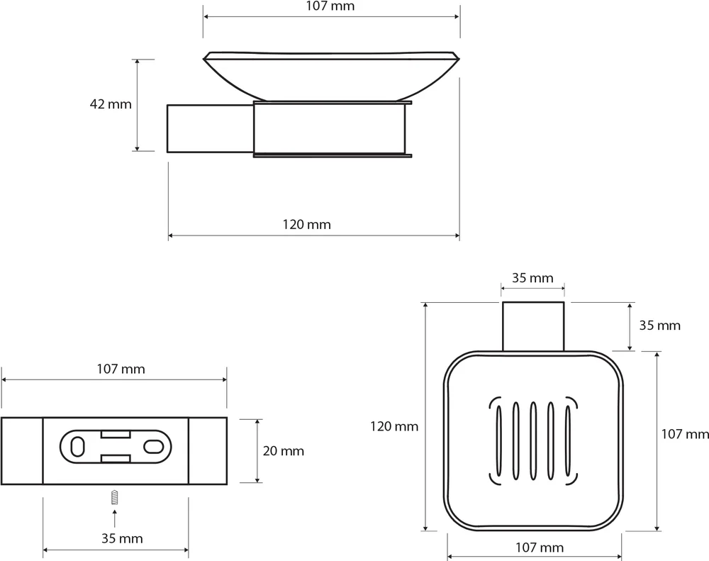 Мыльница Bemeta Via 135008022 от магазина ЛесКонПром.ру