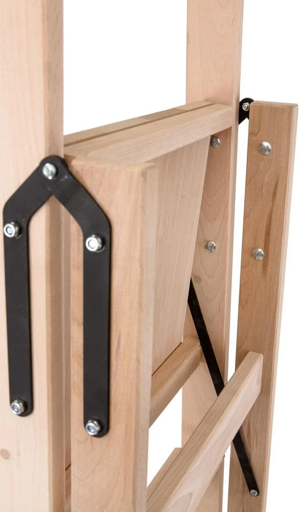 Стремянка деревянная односторонняя со ступенями Hoz-Block Электрик 5 ступеней (арт. СДЭ-5) от магазина ЛесКонПром.ру