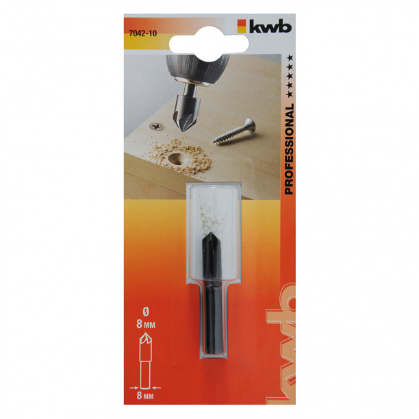 Зенкер по дереву KWB 8 мм от магазина ЛесКонПром.ру