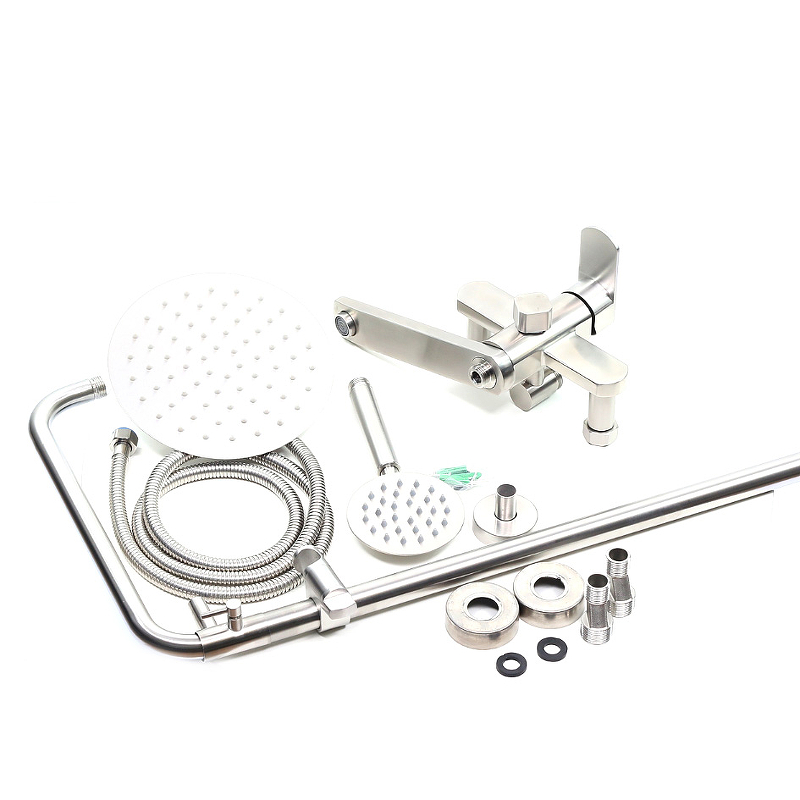 Душевая система Melana Stello F610307 Сатин от магазина ЛесКонПром.ру