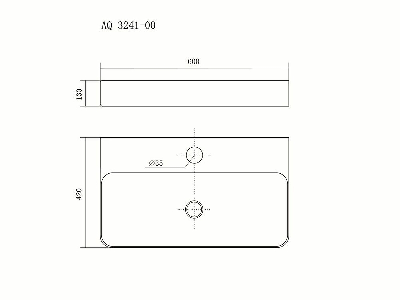 Раковина Aquatek 60 AQ3241-00 Белая от магазина ЛесКонПром.ру