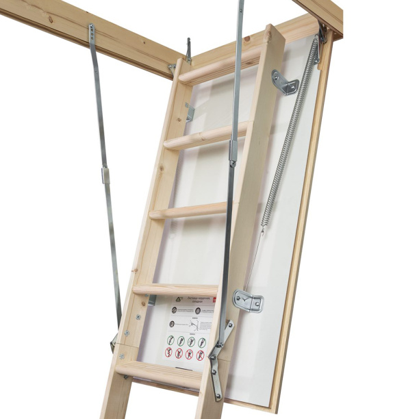 Лестница чердачная HOBBY 26, 700х1200х2850 мм от магазина ЛесКонПром.ру