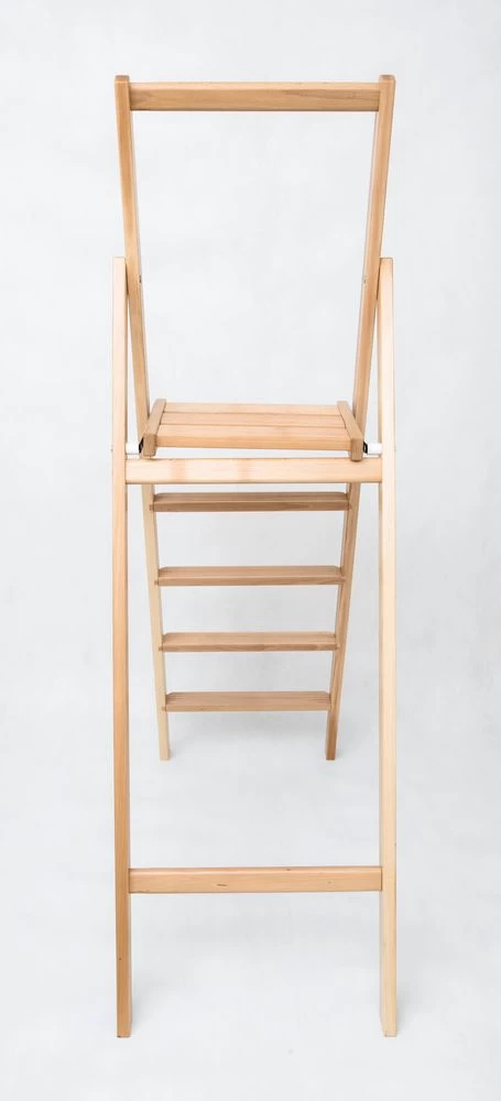 Стремянка деревянная Hoz-Block Батя 5 ступени Светлая (арт. СДБ-5С) от магазина ЛесКонПром.ру