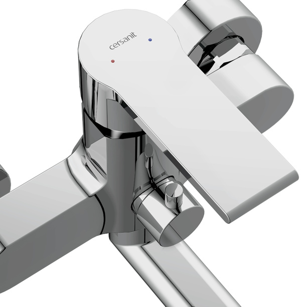 Смеситель для ванны Cersanit Brasko длинный излив хром от магазина ЛесКонПром.ру