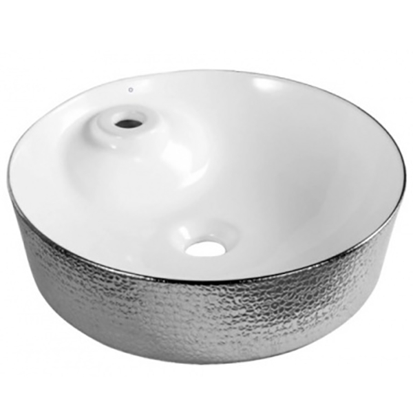 Раковина-чаша CeramaLux 45 D1306H021 Белая Серебряная от магазина ЛесКонПром.ру