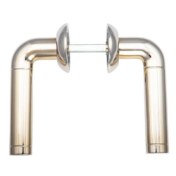 Ручки дверные NEODECO LA-728 никель от магазина ЛесКонПром.ру