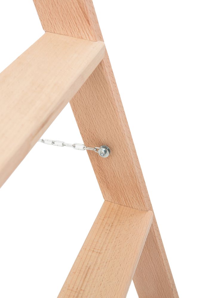 Стремянка двухсторонняя деревянная со ступенями Hoz-Block Штукатур 2x4 ступени (арт. СДДШ-4) от магазина ЛесКонПром.ру