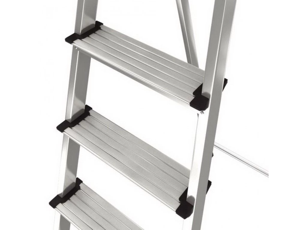 Стремянка алюминиевая Krause Safety 5 ступеней (арт. 128959) от магазина ЛесКонПром.ру