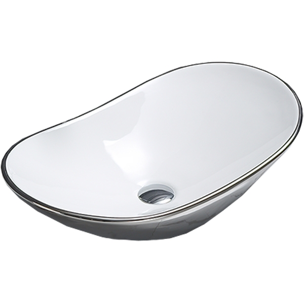 Раковина CeramaLux 61 7811ASW Серебряная от магазина ЛесКонПром.ру