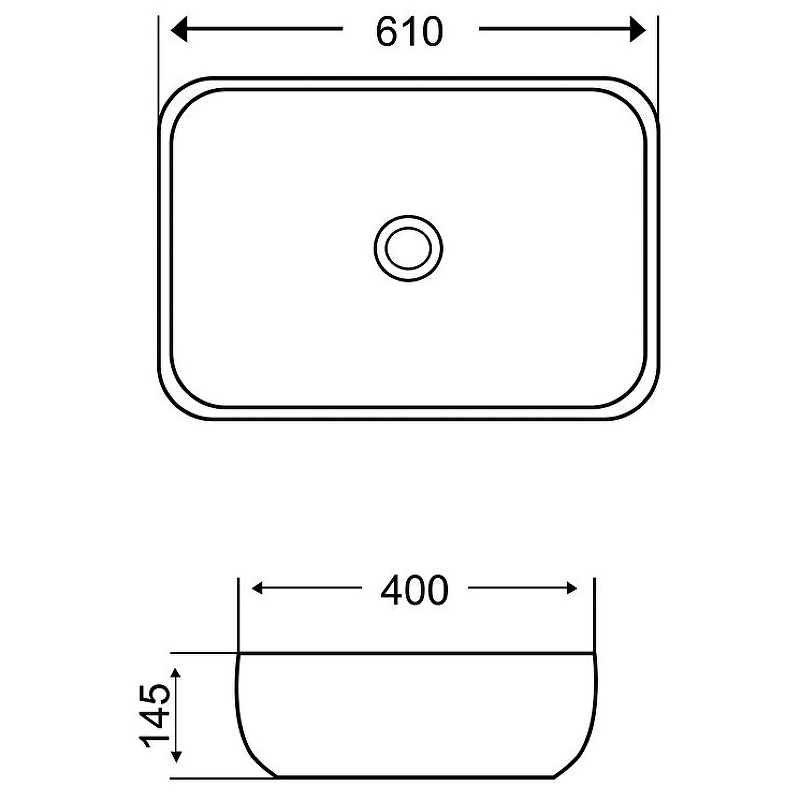 Раковина-чаша Grossman 61 GR-3049 Белая от магазина ЛесКонПром.ру