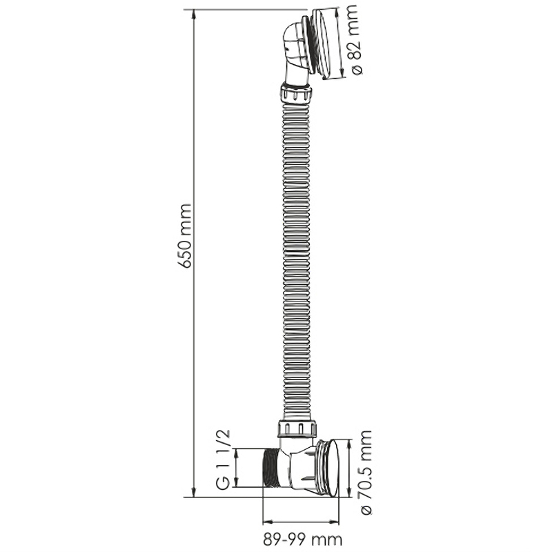 Слив-перелив WasserKRAFT Isar A055 Темная бронза от магазина ЛесКонПром.ру