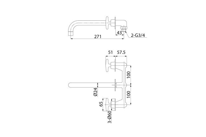 Смеситель для умывальника IDDIS Acros 80546588 от магазина ЛесКонПром.ру