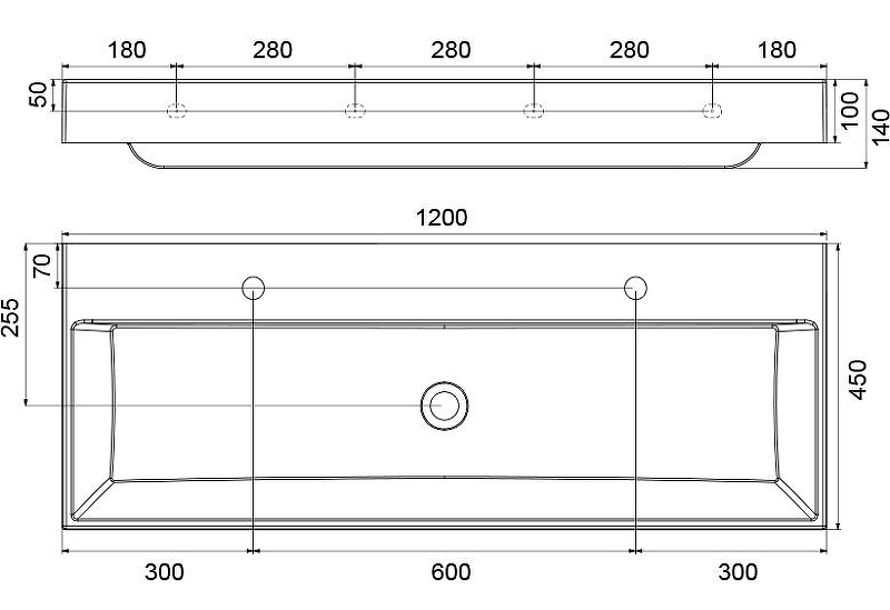 Раковина Ravak Natural 120 XJO01212000 Белая от магазина ЛесКонПром.ру