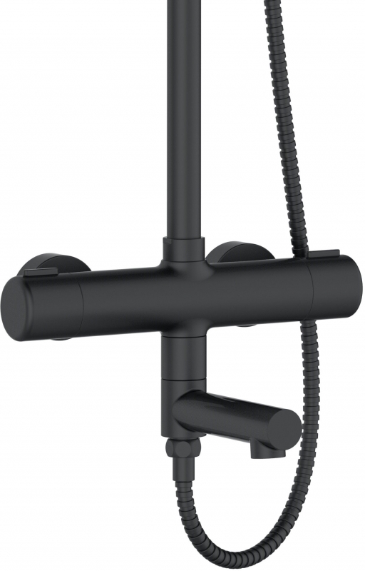 Душевая система Agger Thermo A2461144 Черная от магазина ЛесКонПром.ру