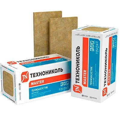 Плита минераловатная ТЕХНОНИКОЛЬ Техноакустик 1200x600x50 мм, 8 шт от магазина ЛесКонПром.ру