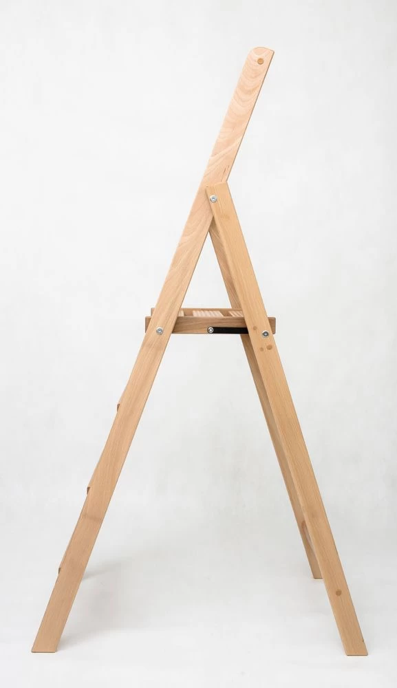 Стремянка деревянная Hoz-Block Батя 4 ступени Светлая (арт. СДБ-4С) от магазина ЛесКонПром.ру