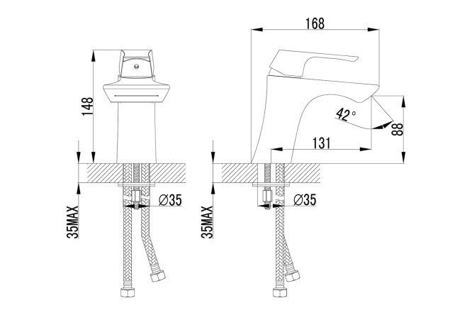 Смеситель для раковины LEMARK Unit 80440941 от магазина ЛесКонПром.ру